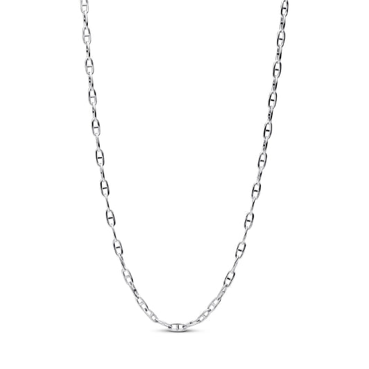 Collana girocollo Pandora in argento 925 con maglie marine MISURA UNICA