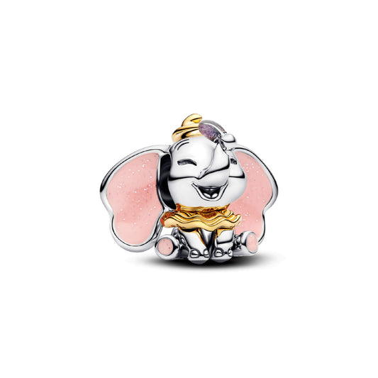 Charm Pandora in argento Disney Dumbo con piuma magica MISURA UNICA