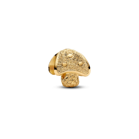 Mini Charm Pandora fungo effetto diamantato argento dorato MISURA UNICA