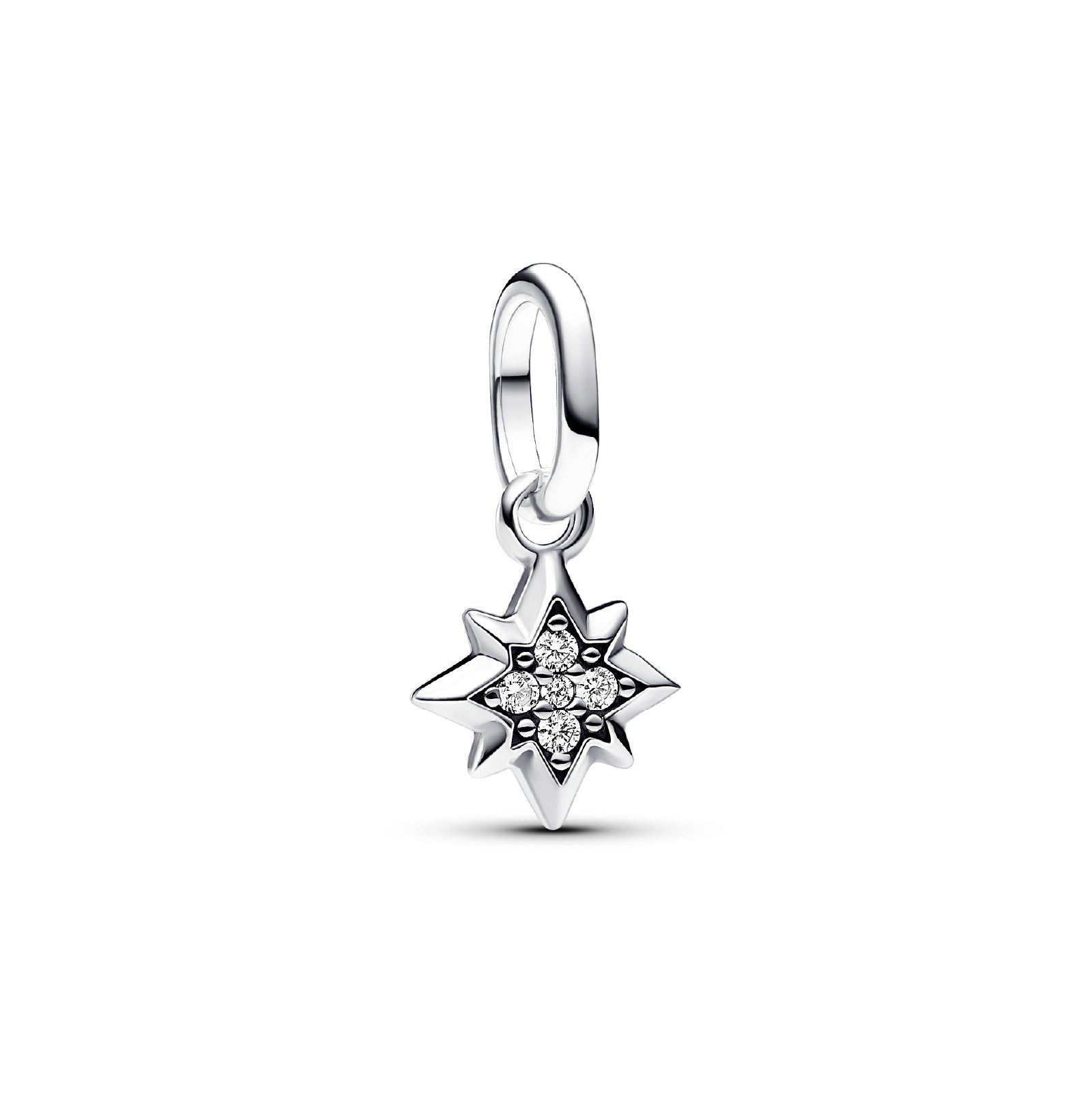 Mini Charm pendente Pandora in argento 925 con zirconi