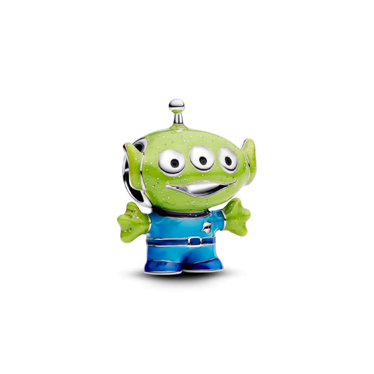 Charm donna Pandora in argento 925 alieno Disney Toy Story MISURA UNICA