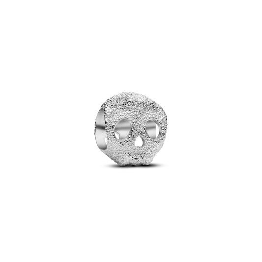 Mini Charm Pandora effetto diamantato teschio in argento 925 MISURA UNICA