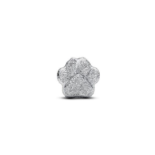 Mini Charm Pandora effetto diamantato zampina in argento 925 MISURA UNICA