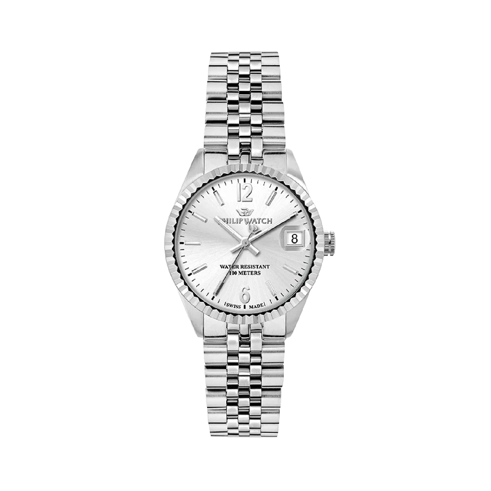 Orologio quarzo Philip Watch in acciaio argento da donna