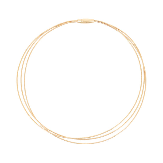 Collana da donna della Pesavento DNA in argento dorato MISURA UNICA