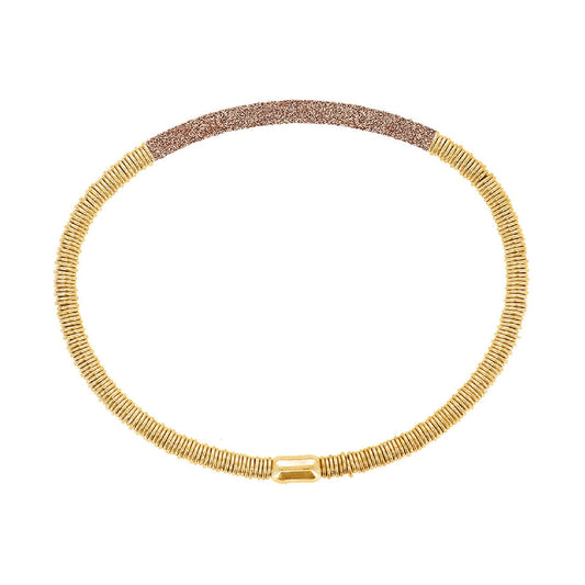 Bracciale donna Pesavento in argento colore giallo Nardò 17 cm