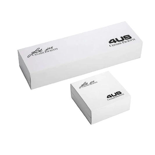 Bracciale Paciotti 4US acciaio pvd oro e pietra lava nera Regolabile 18-21 cm