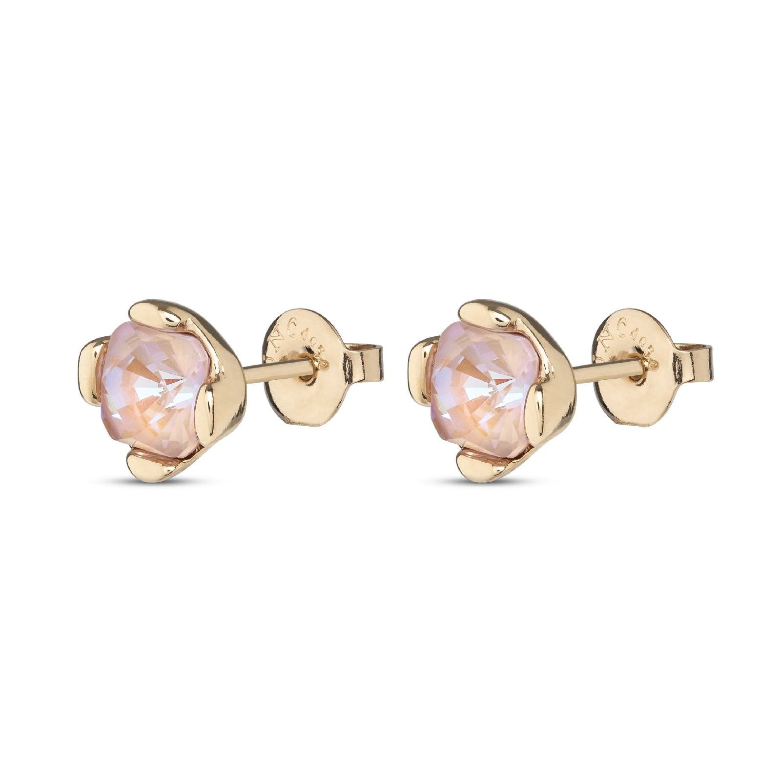 Orecchini punto luce donna Uno de 50 Charismatic lega metallica oro cristalli rosa PEN0913RSAORO0U-2