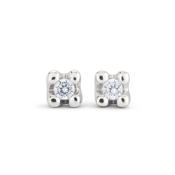 Orecchini punto luce donna Uno de 50 Spiritual lega metallica argento zirconi PEN0951BLNMTL0U-1