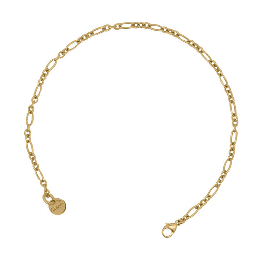 Bracciale catena da donna Rue Des Mille in argento dorato 18 cm