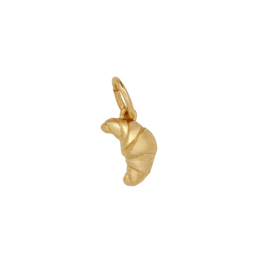 Charm Bar Rue Des Mille argento dorato a forma di brioche MISURA UNICA