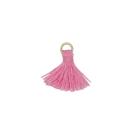 Charm Bar Rue Des Mille argento dorato e filetti di colore rosa MISURA UNICA