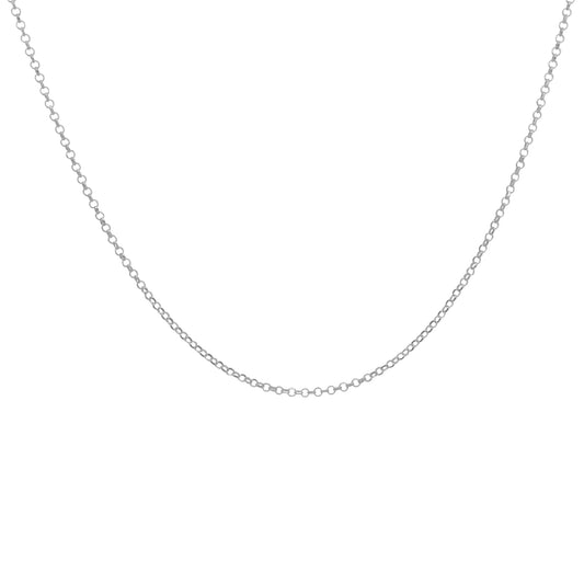 Collana Rue Des Mille catena rolò semplice in argento MISURA UNICA