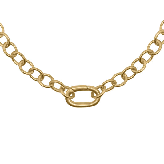 Collana Rue Des Mille argento dorato con chiusura piccola MISURA UNICA