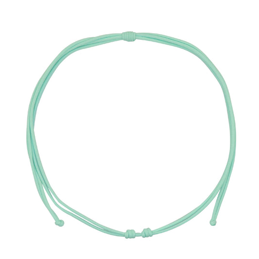Collana da donna Rue Des Mille in tessuto di colore azzurro MISURA UNICA