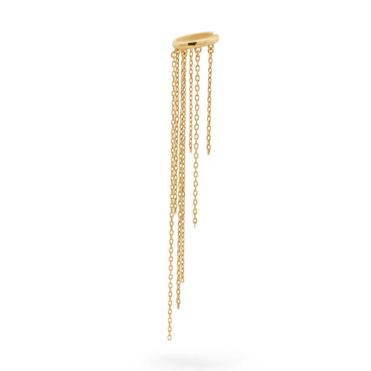Earcuff Rue Des Mille in argento 925 con galvanica oro R.EARZ026M1AU