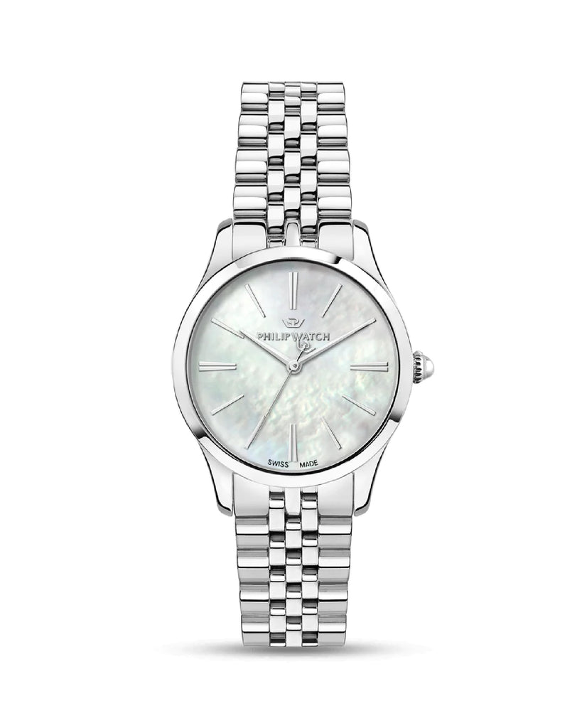 Orologio solo tempo da donna Philip Watch Grace Classic cassa 32mm bracciale in acciaio quadrante madreperla R8253208521