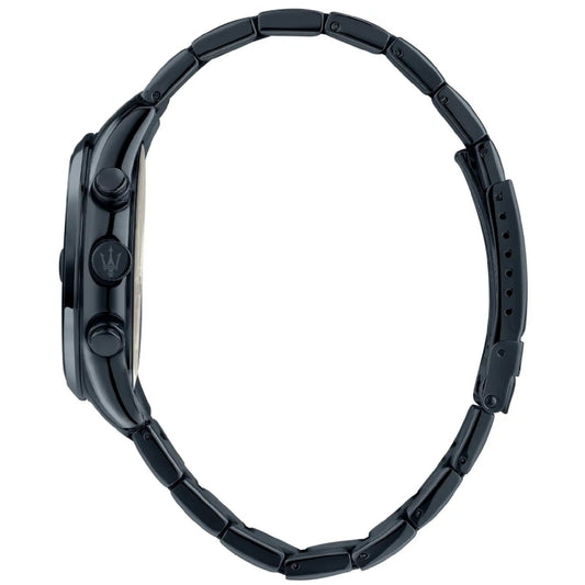 Orologio multifunzione uomo Maserati Attrazione Blue Edition acciaio blu 43m R8873626003-1