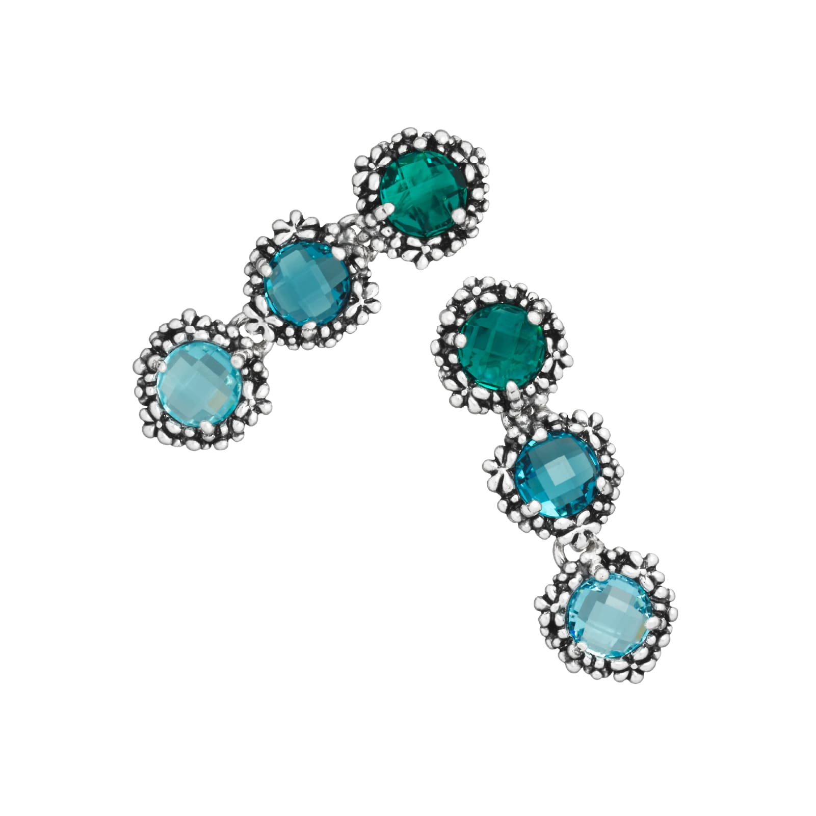 Orecchini Pendenti Con Agata Verde Montati In Argento 925 | Orecchini | Vendita Corallo Napoli | Perle, Collane, Pendenti - Foto 7