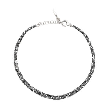 Collana girocollo Giovanni Raspini in argento petit perlage MISURA UNICA