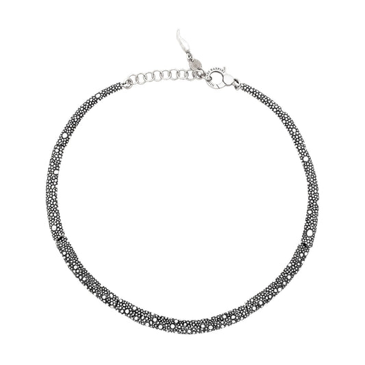 Collana girocollo Giovanni Raspini in argento petit perlage MISURA UNICA