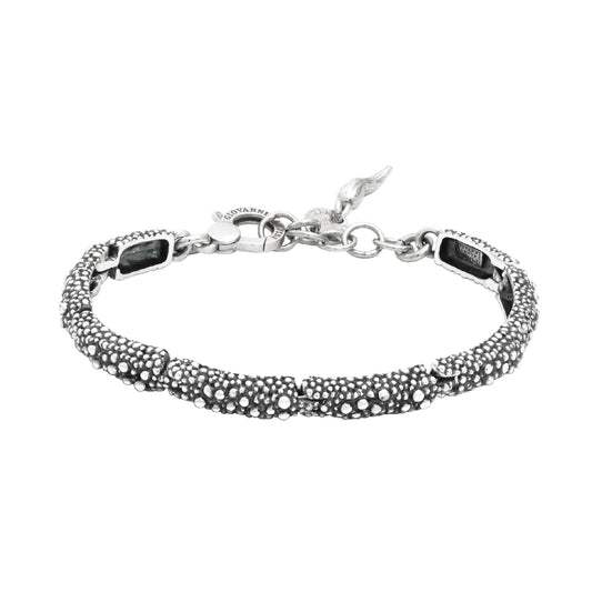 Bracciale Giovanni Raspini in argento petit perlage da donna 20 cm