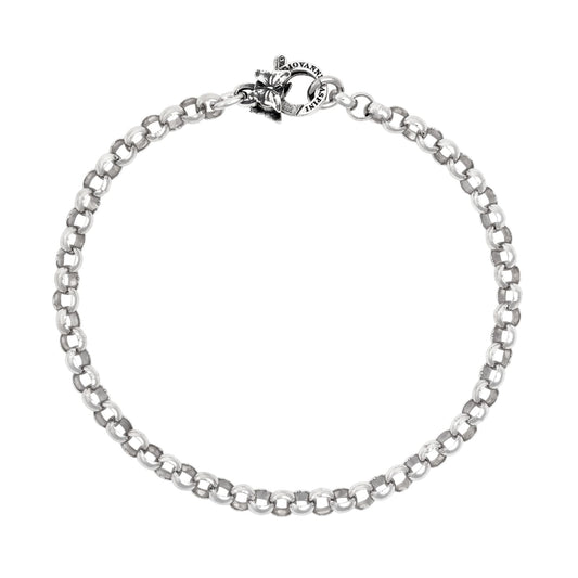 Bracciale rolò piccolo Giovanni Raspini chiusura farfalla 21 cm