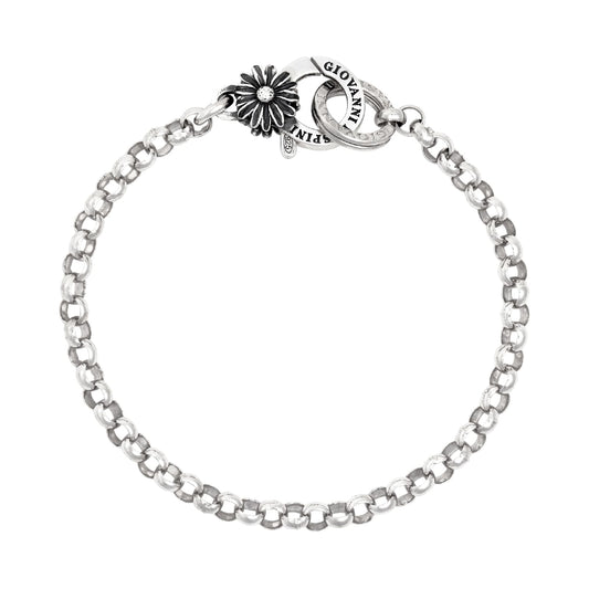 Bracciale brisè Giovanni Raspini chiusura margherita 20 cm