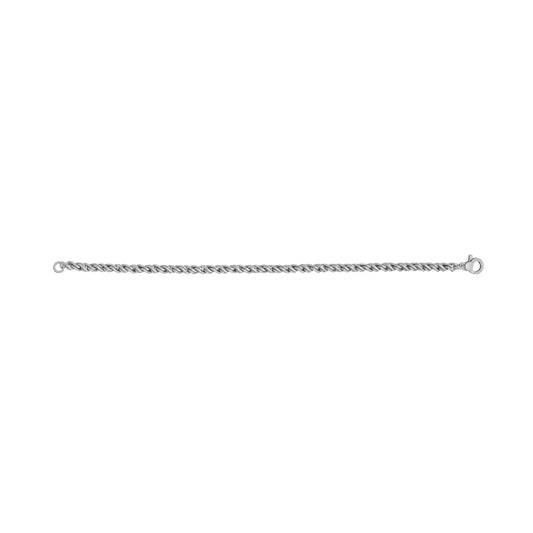 Bracciale catena da uomo Giovanni Raspini argento con intreccio