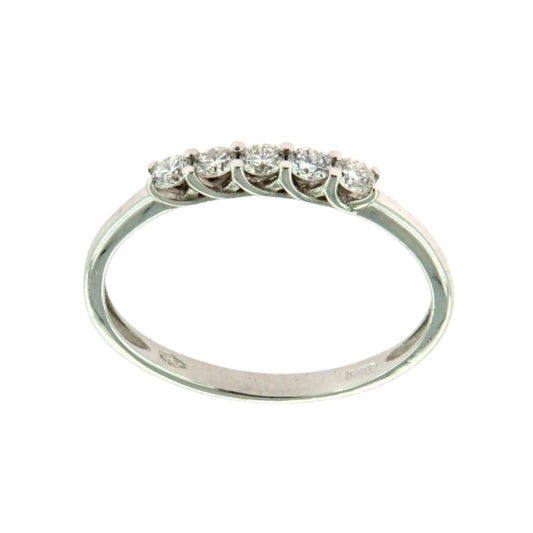 Anello donna Rose Diamanti in oro 18kt diamante 0,25ct SU MISURA