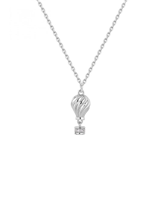 Collana con pendente Rosato in argento 925 e zirconi da donna RZAR01-1