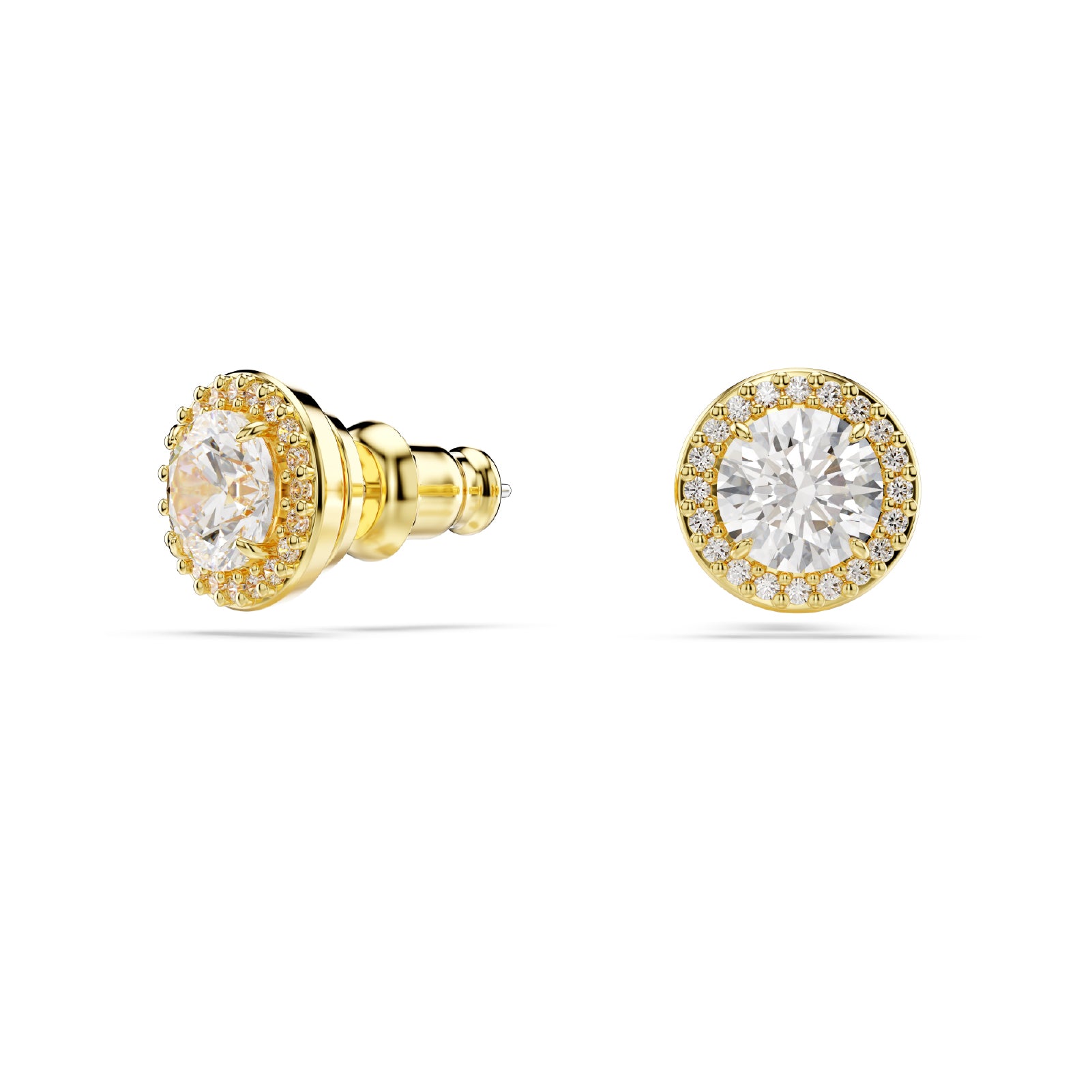 ORECCHINI A LOBO SWAROVSKI PLACCATI IN ORO CON ZIRCONI S.5686637