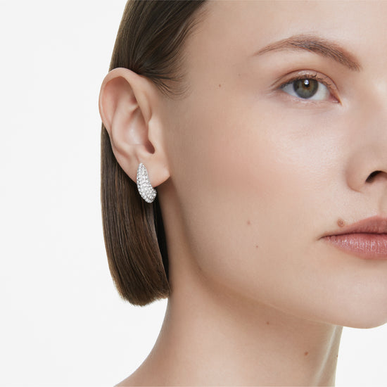 ORECCHINI PENDENTI SWAROVSKI IN ARGENTO RODIATO CON CRISTALLI S.5692107