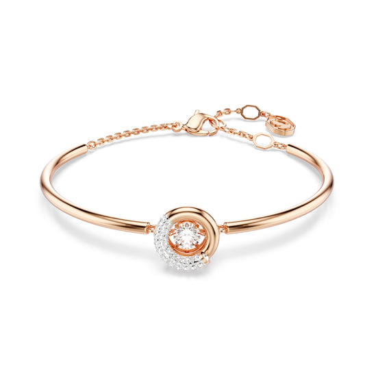 BRACCIALE RIGIDO SWAROVSKI PLACCATI ORO ROSA CON ZIRCONE S.5692259