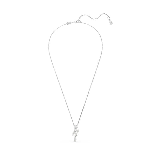 COLLANA CON PENDENTE SWAROVSKI PLACCATA RODIO CON ZIRCONI S.5700420