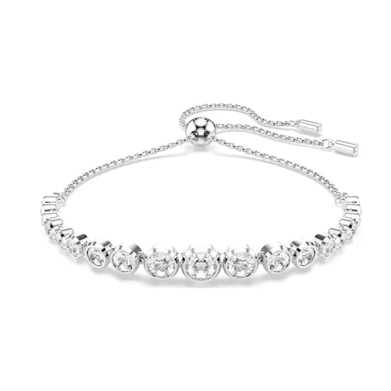 Bracciale tennis donna Swarovski Matrix argentato e cristalli REGOLABILE