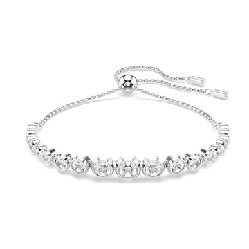Bracciale tennis donna Swarovski Matrix argentato e cristalli REGOLABILE