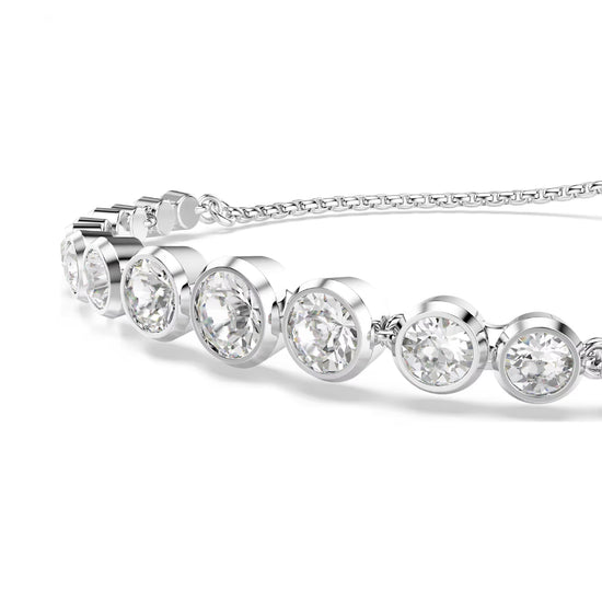 Bracciale tennis donna Swarovski Matrix argentato e cristalli REGOLABILE