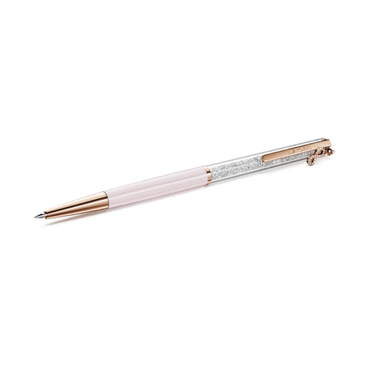Penna a sfera da donna Swarovski colore rosa placcato rosé MISURA UNICA