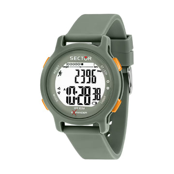 Orologio digitale Sector Ex-27 materiale sintetico grigio/verde