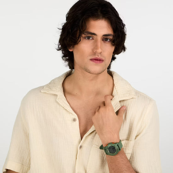 Orologio digitale Sector Ex-27 materiale sintetico grigio/verde