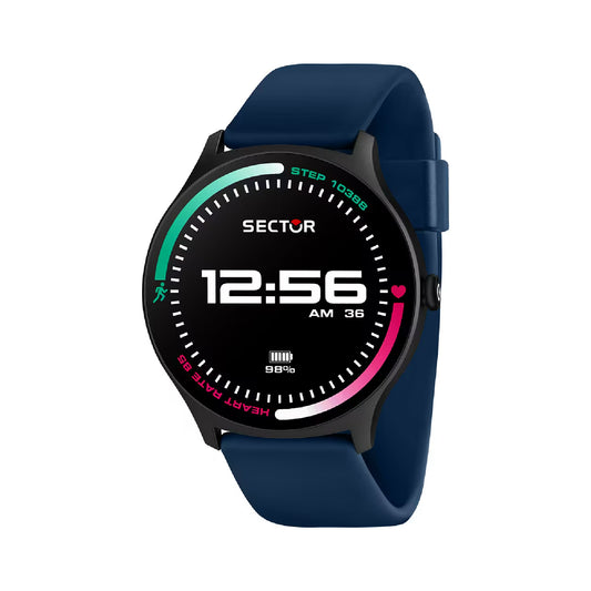 Smartwatch Sector S-06 in materiale sintetico di colore blu MISURA UNICA