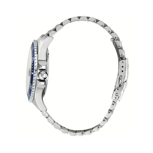 Orologio solo tempo Sector in acciaio argento e blu da uomo S.R3253161053