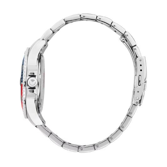 Orologio Sector solo tempo in acciaio quadrante blu MISURA UNICA