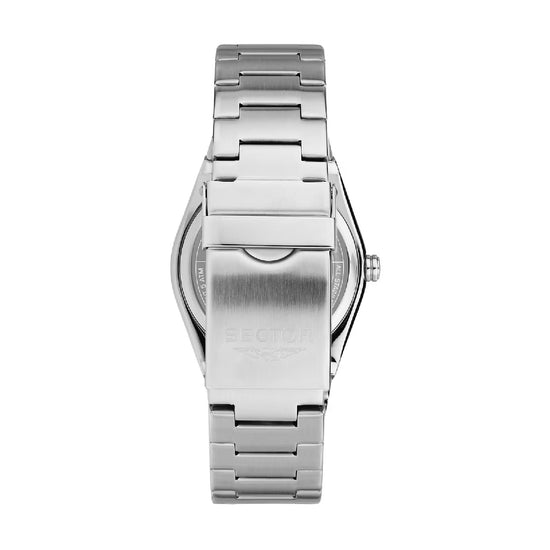 Orologio solo tempo Sector in acciaio quadrante blu MISURA UNICA