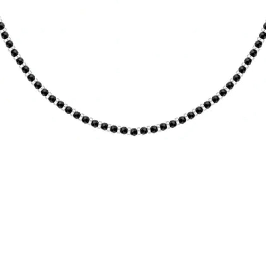 Collana uomo Morellato Pietre acciaio con agata nera S1728-1