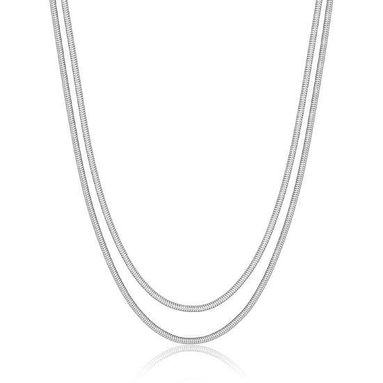 Collana donna catena multifilo spessa S'agapõ in acciaio MISURA UNICA