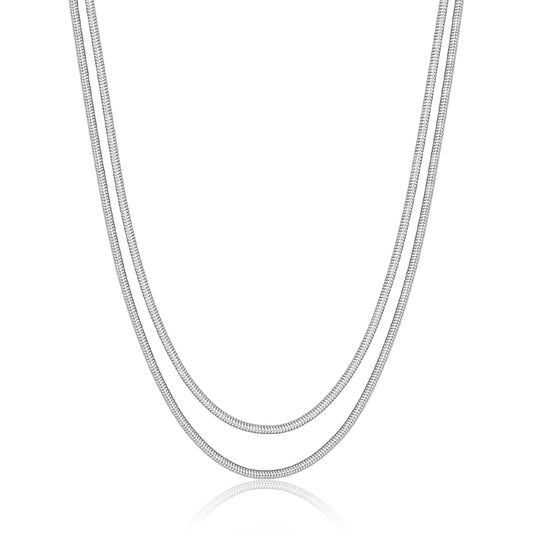 Collana donna catena multifilo spessa S'agapõ in acciaio MISURA UNICA