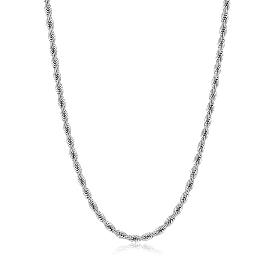 Collana girocollo S'agapõ in acciaio con catena torchon MISURA UNICA