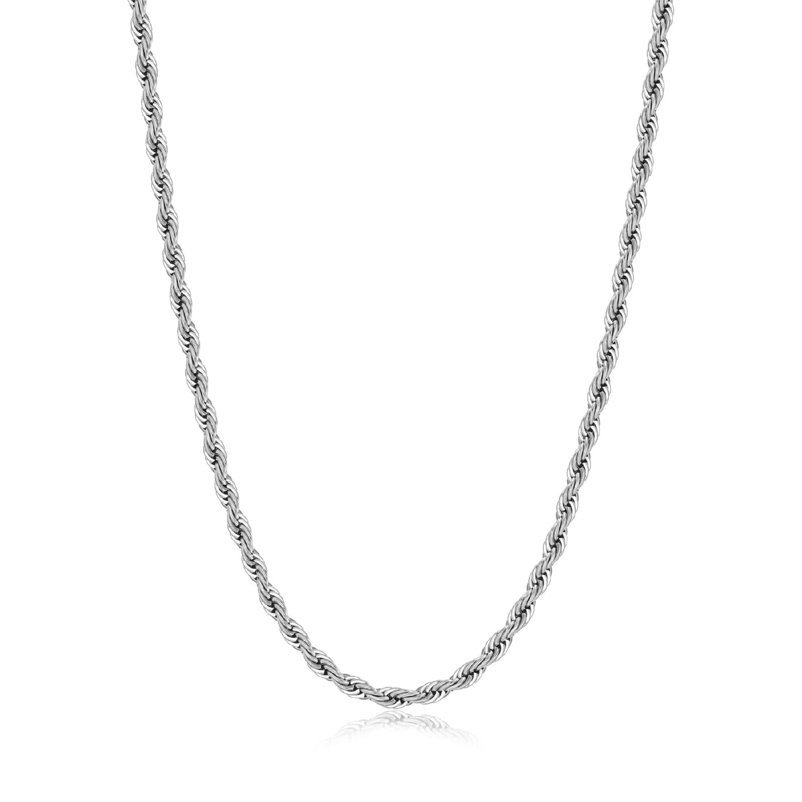 Collana girocollo S'agapõ in acciaio con catena torchon MISURA UNICA